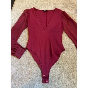 Forever 21 Long Sleeve Bodysuit